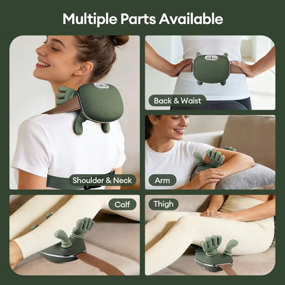 4D Bionic Finger Neck & Shoulder Massager – Wireless Kneading Shawl